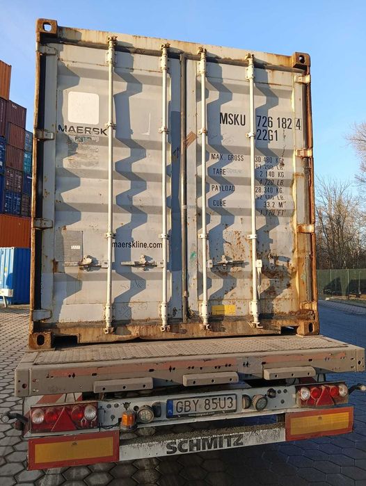 Kontener Morski 40 HC Transport Dostawa Rozładunek