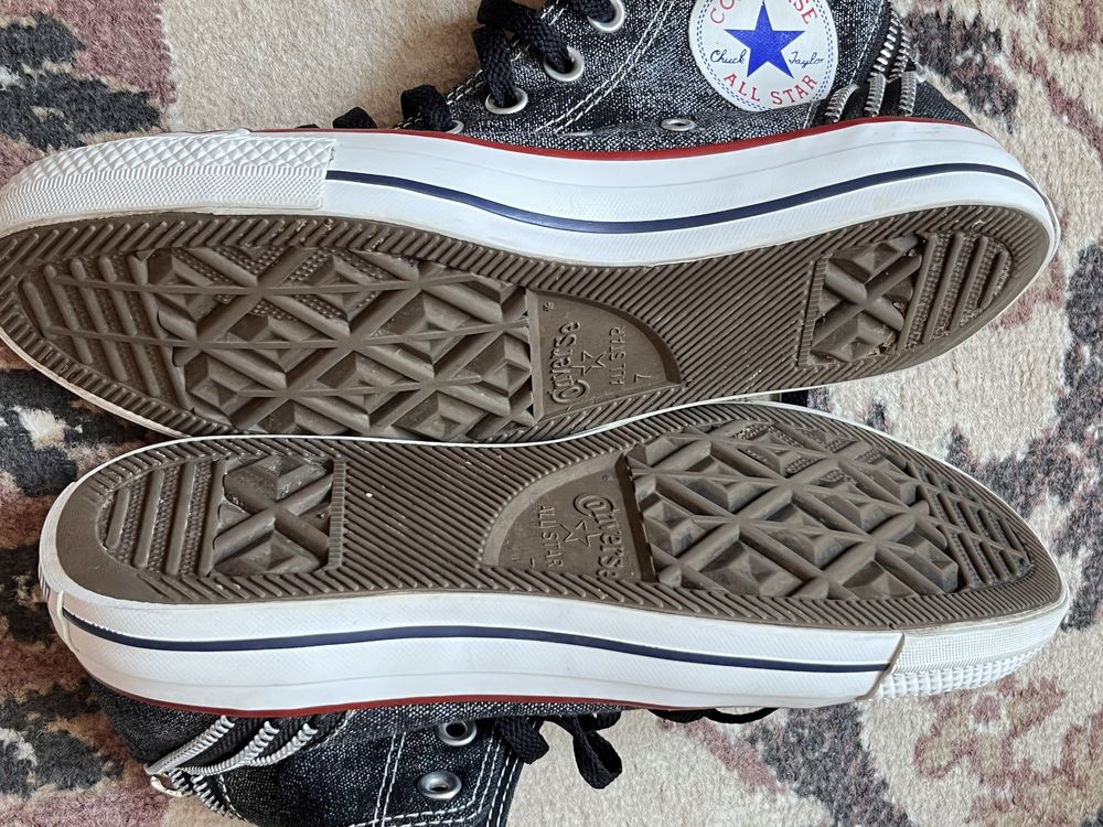 Кеди converse all star високі
