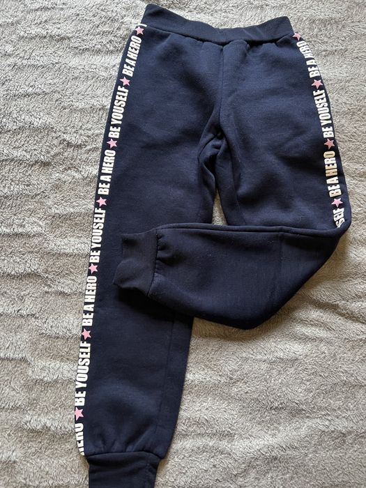 Спортивні штани на байці для дівчинки