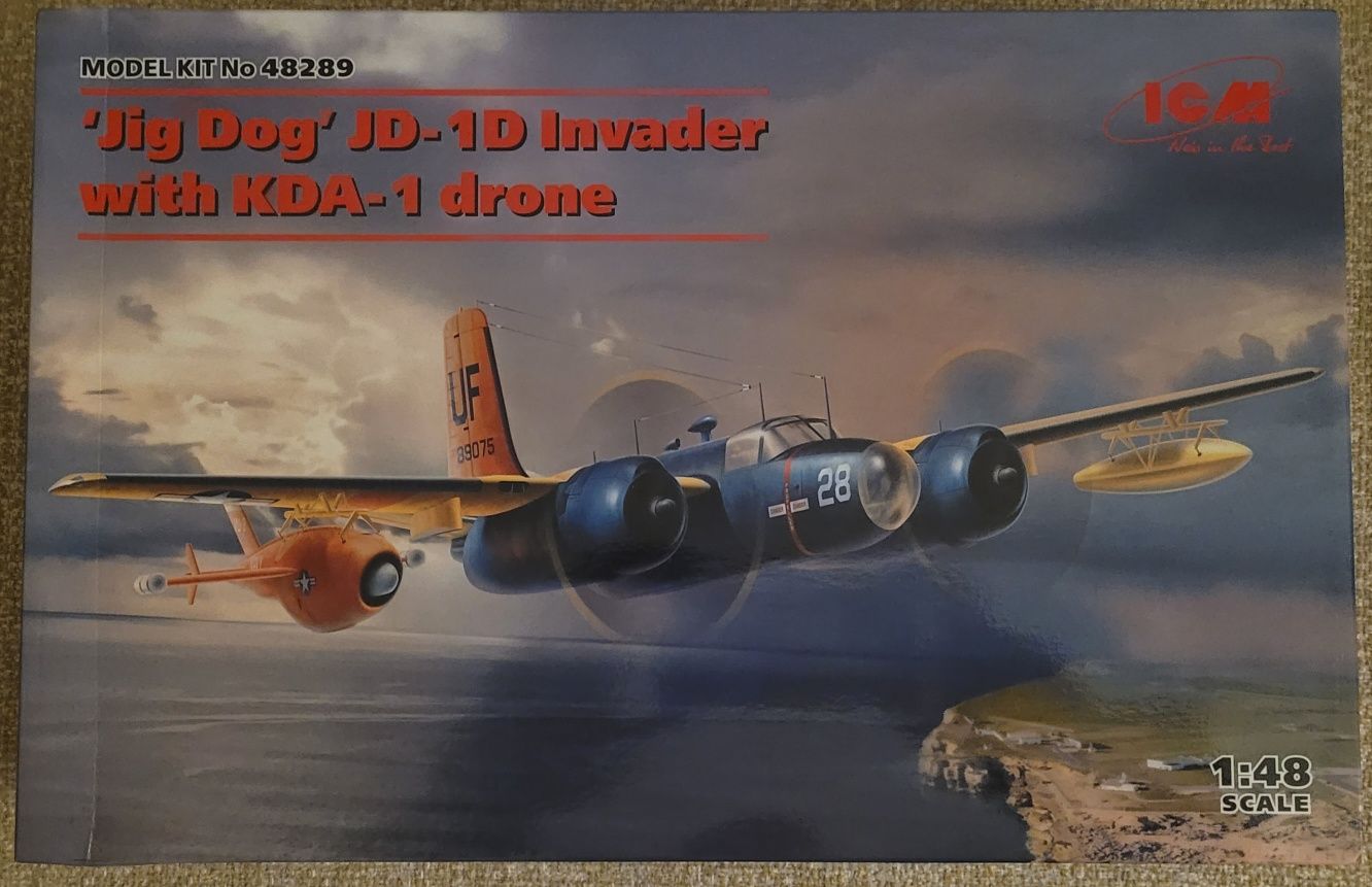 ICM 1:48 JD-1D 'Jig Dog' Invader kit modelismo