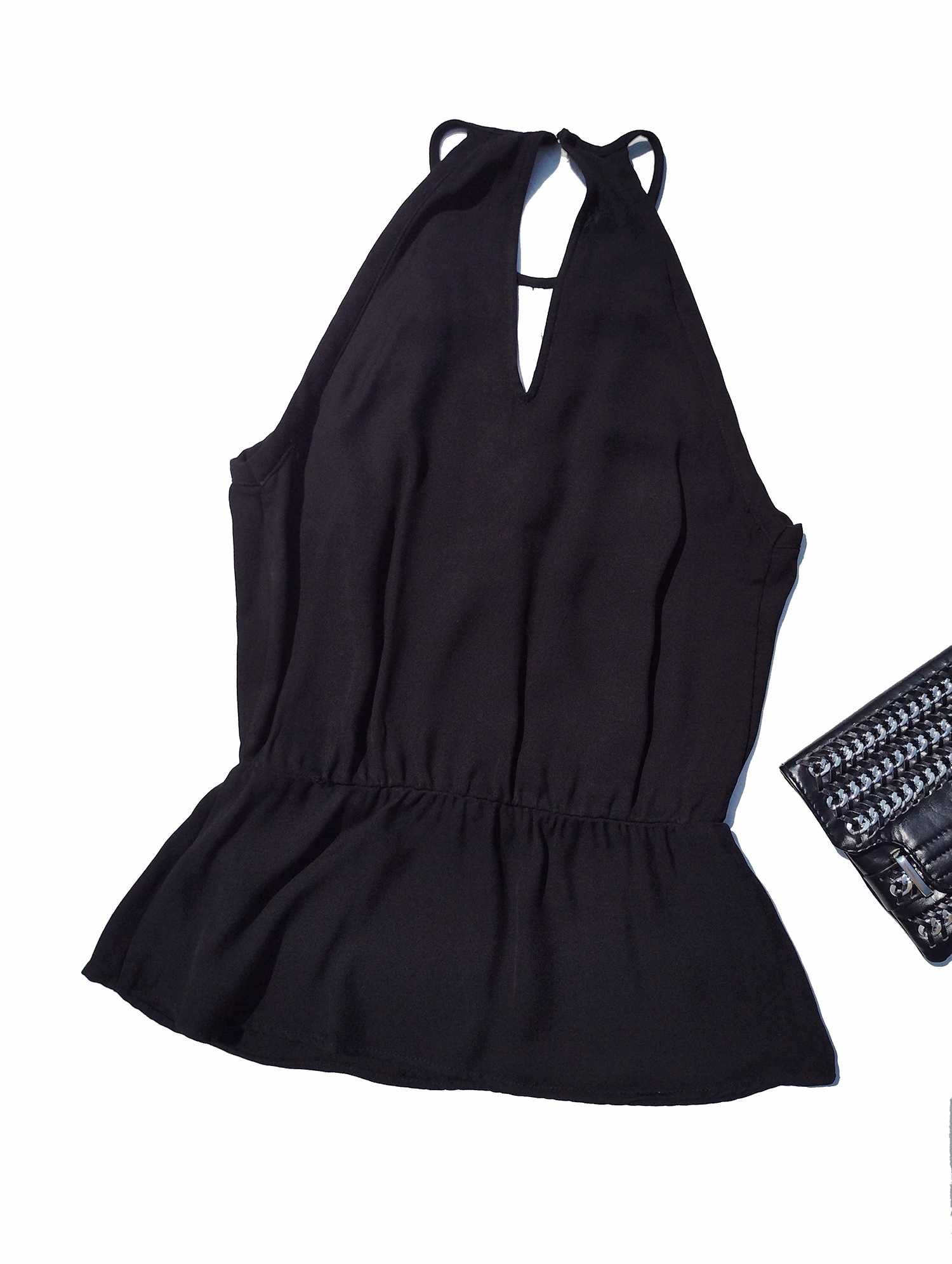 Чёрная блуза майка Zara XS