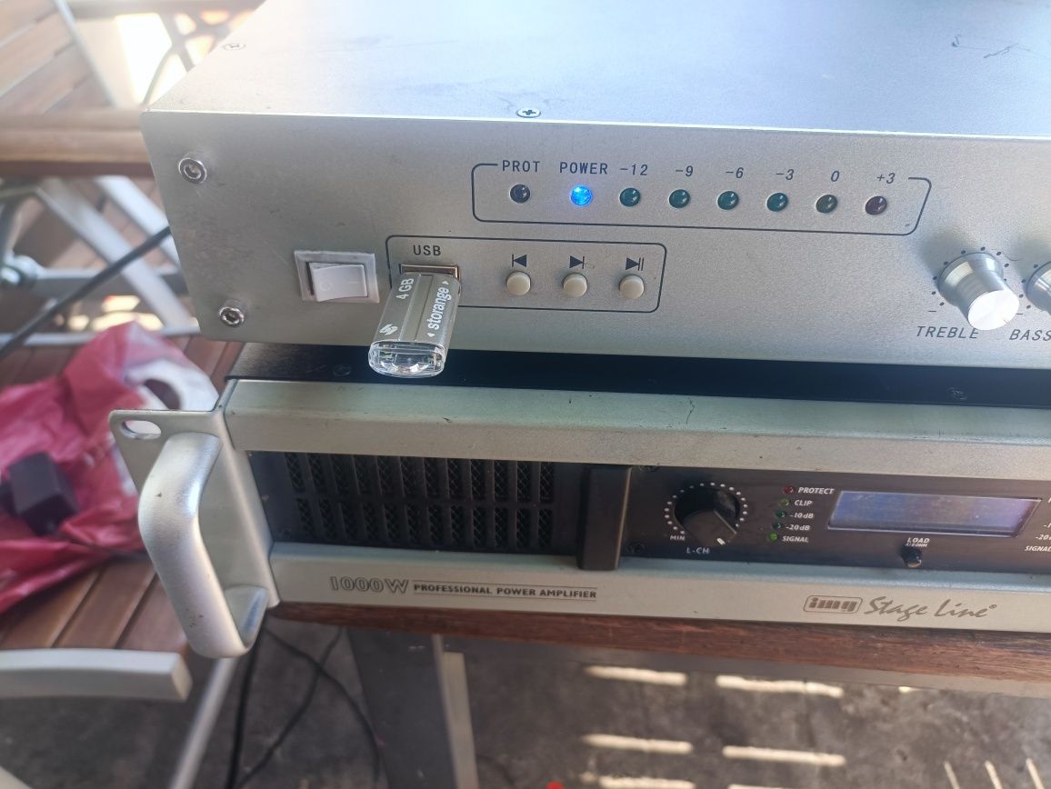 Wzmacniacz IMG stage line STA-225 2x350w monacor Behringer Pioneer 700