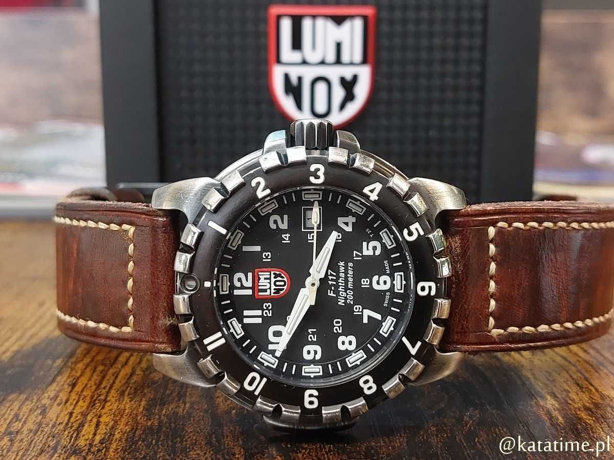 Zegrek męski LUMINOX Lockheed F-117 Nighthawk serii 6400 używany SUPER