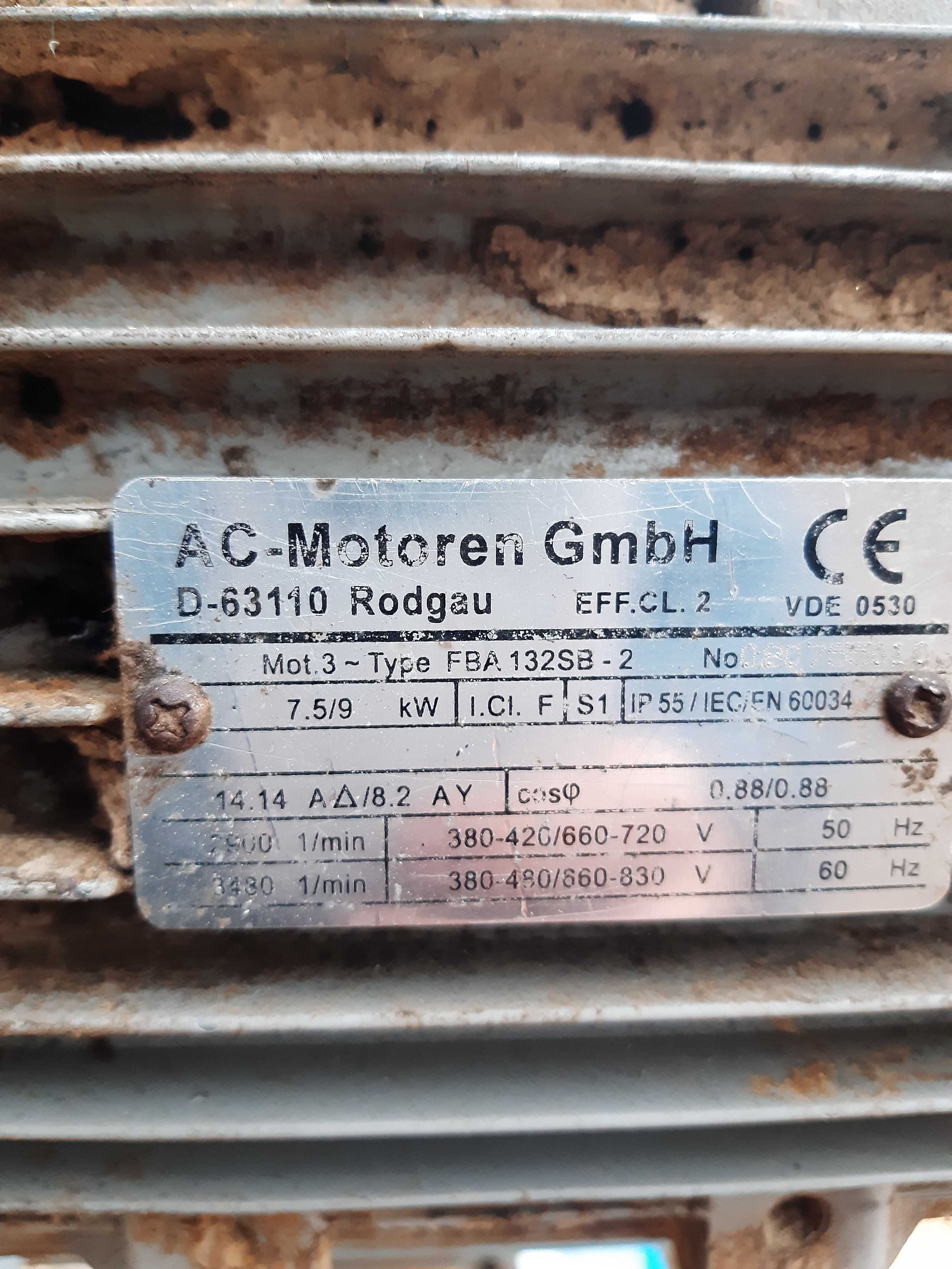 Wentylator transportowy , wiórów , trocin ,pyłów itp. 7,5 KW