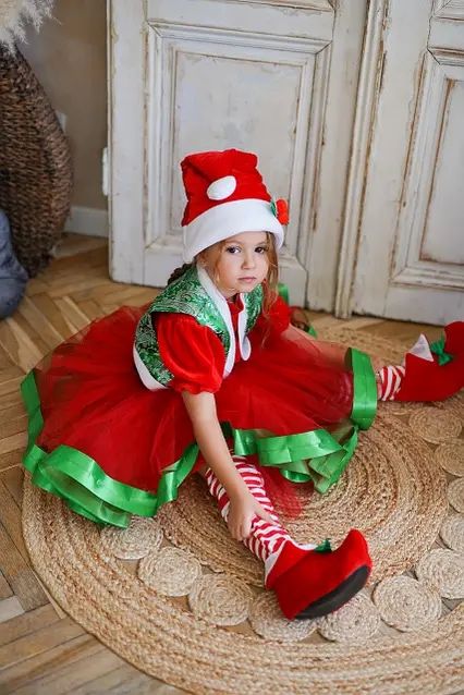 Костюм ельф новорічний ельфійка эльф