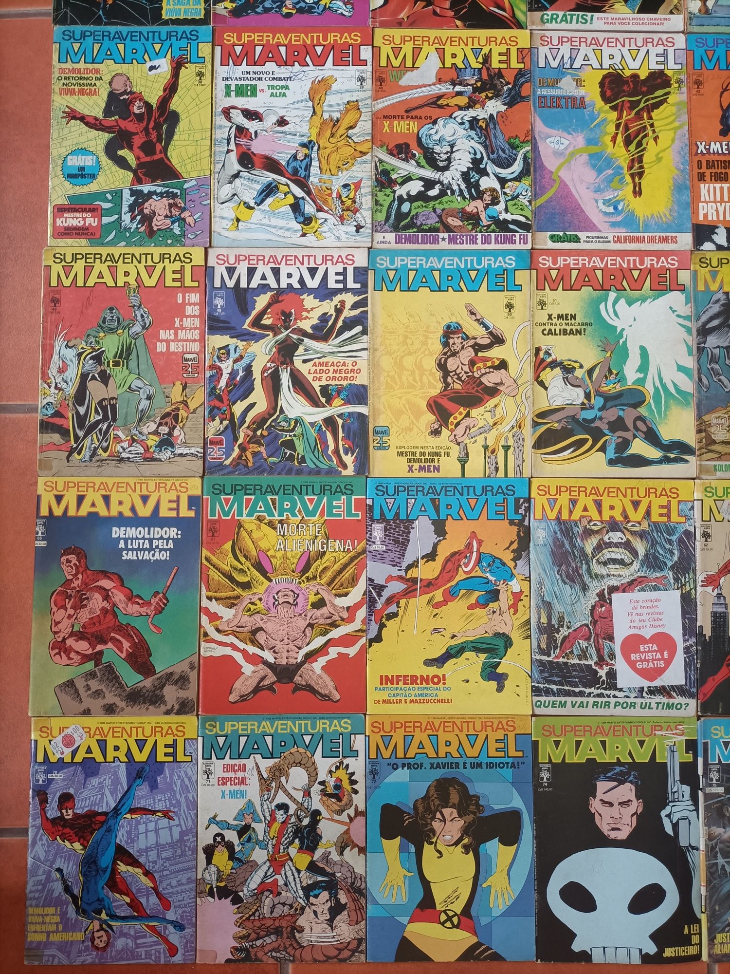 63 Livros Super aventuras Marvel