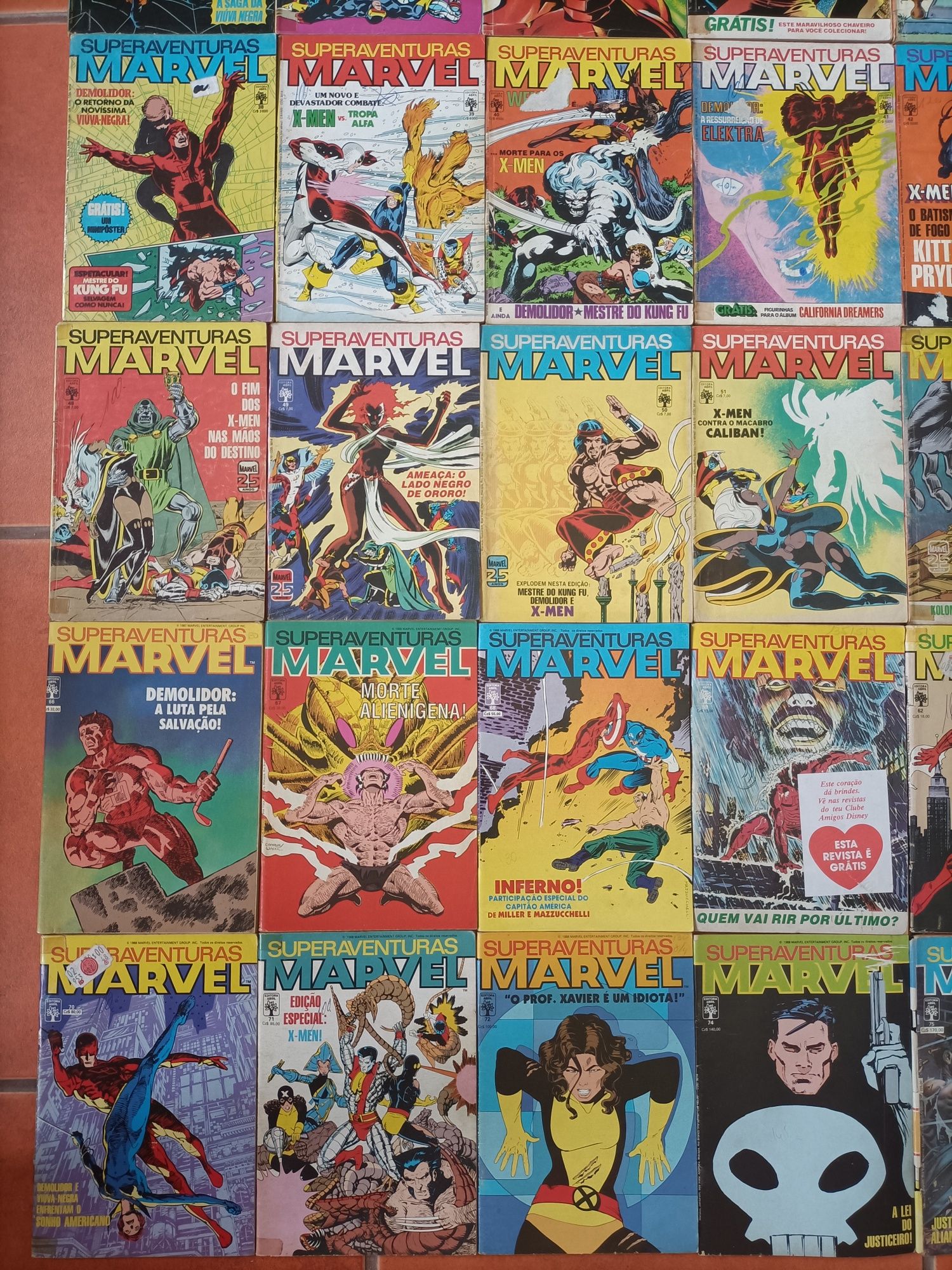 80 Livros Superaventuras Marvel