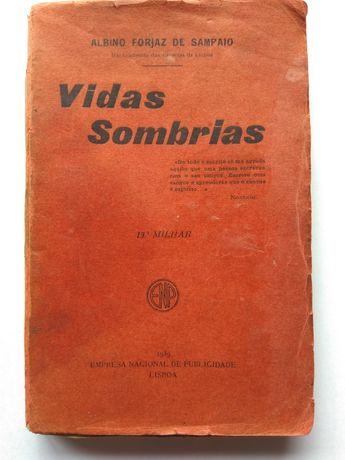 Livro "Vidas Sombrias" 1939