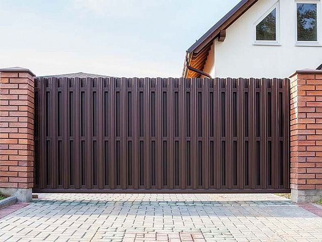 Ворота откатные. Кансольные ворота.