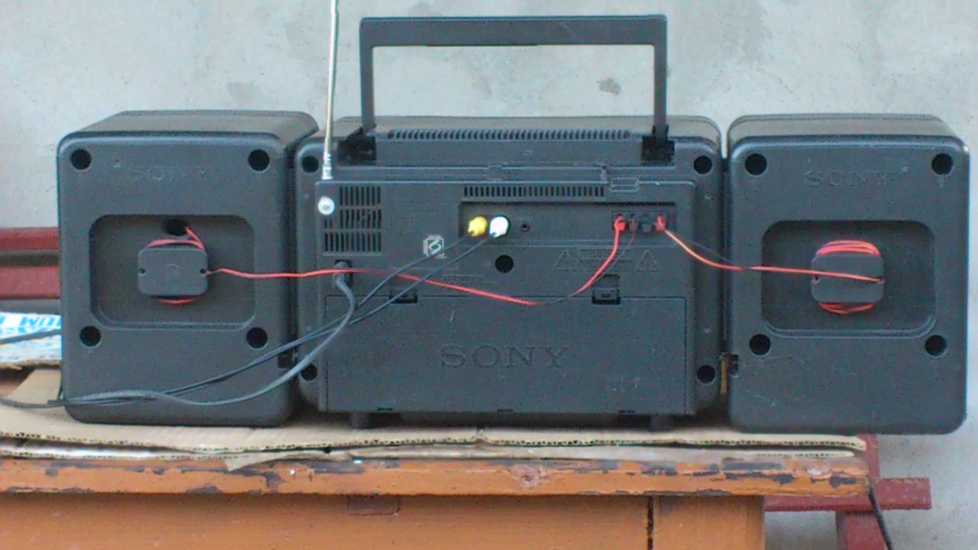 SONY CFS 715 s , магнитофон рабочий, б/у