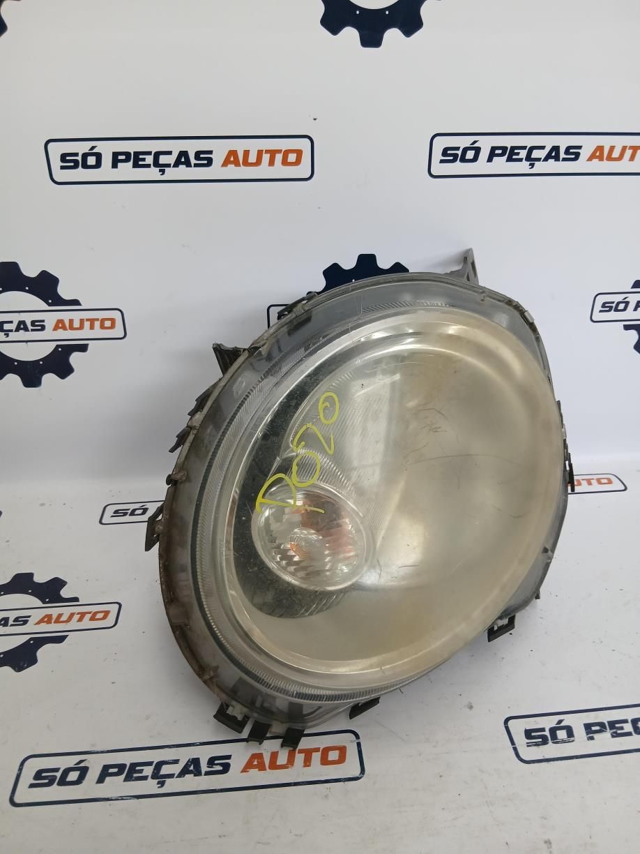 FAROL ESQUERDO PRETO MINI COOPER ANO: 2008