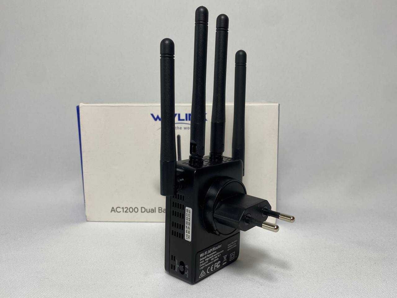 Wi-Fi репитер ретранслятор усилитель сигнала 1200 Мбит/с WAVLINK