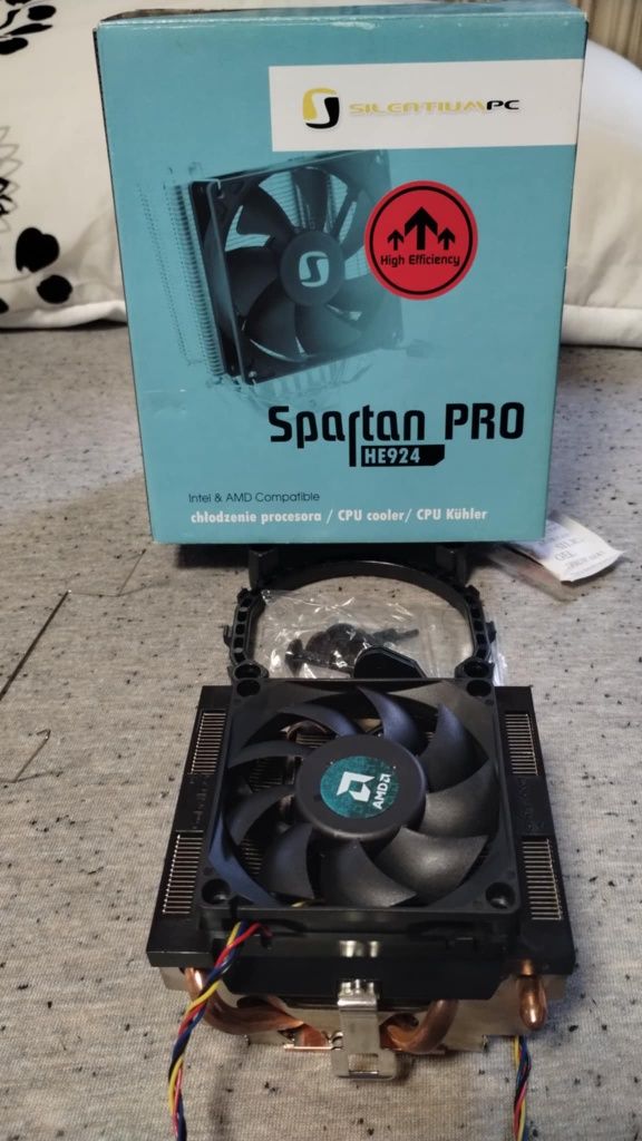 Chłodzenie CPU AMD na miedzi jak nowe,