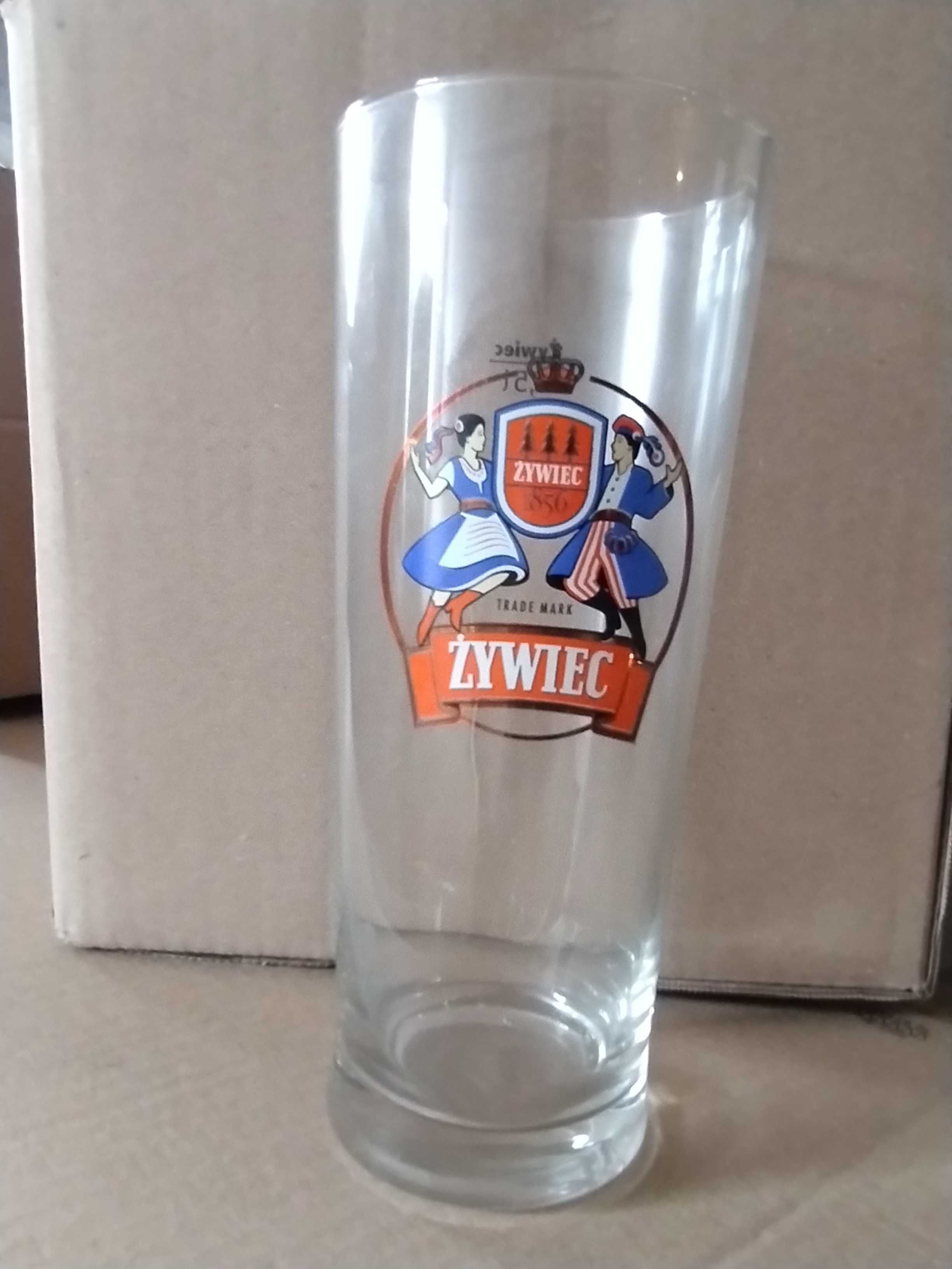 Szklanki 6 do piwa Żywiec 0.5 l