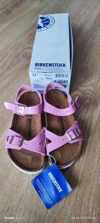 Sandałki dziewczece birkenstock rozmiar 31. Nowe z metka i kartonem.