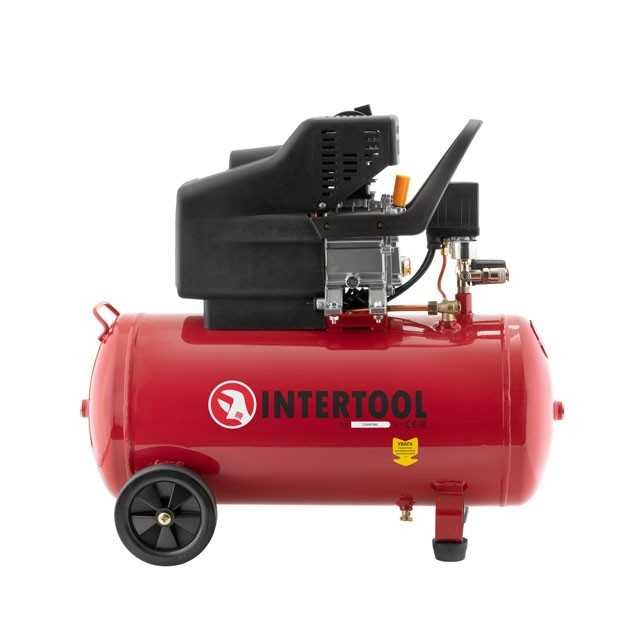 Компрессор INTERTOOL PT-0003, 50л, 1.5кВт, 220В. Новый. Гарантия 1 год