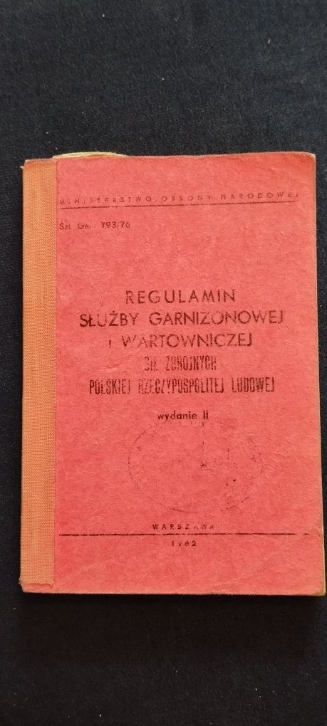 Książki Wojska Polskiego 1982 roku