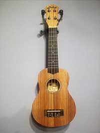 ukulele sopranowe Mellow UKS-ZB zebra sopran zebrano