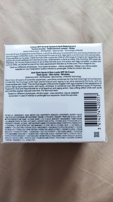 Nowy krem lancome paris renergie h.p.n. 300 peptide spf 50