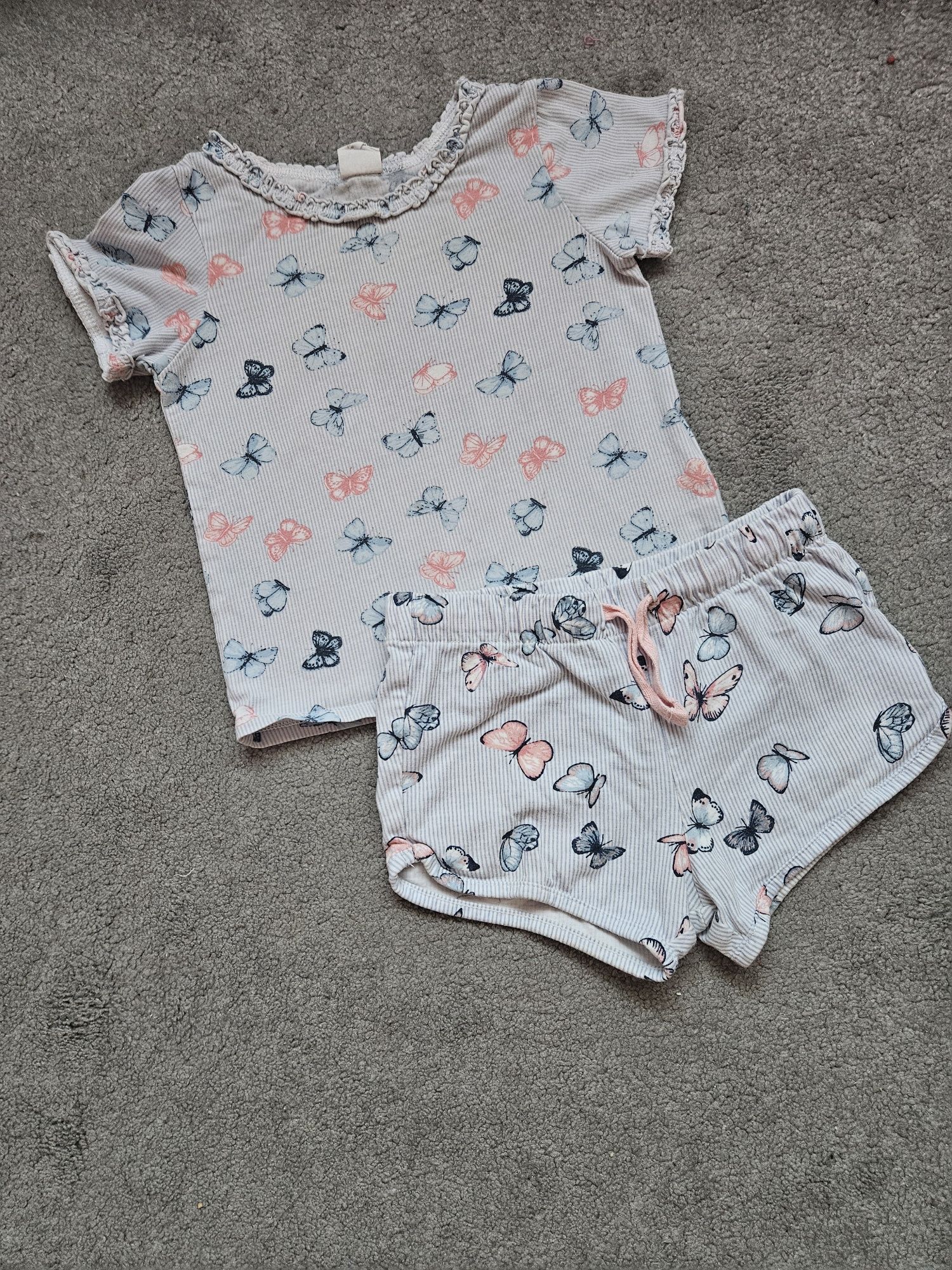 Komplet koszulka i spodenki r. 80 H&M piżamka