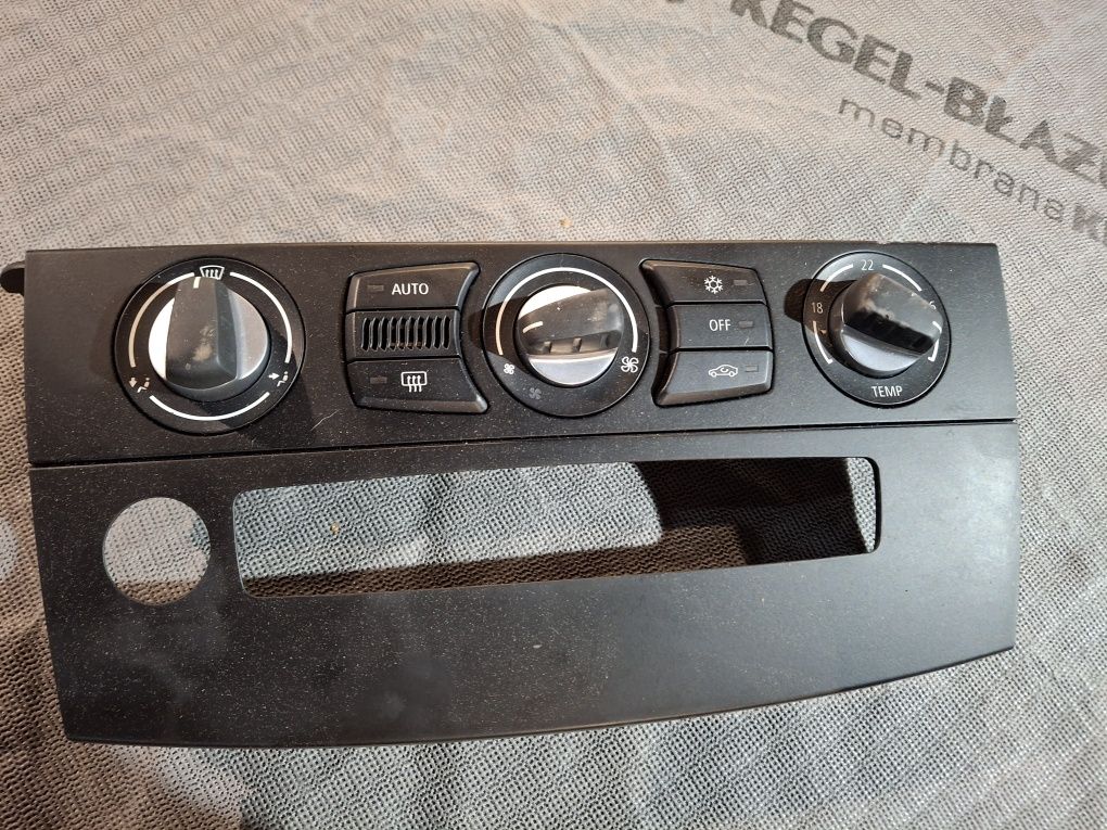 Panel Klimatyzacji Ramka Jedna Strefa BMW E60 E61 LIFT