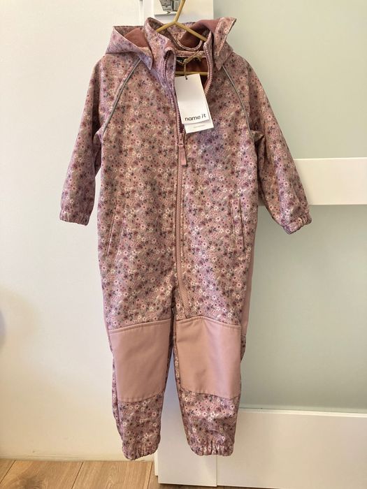 Kombinezon Name It 92 softshell nowy kwiatki