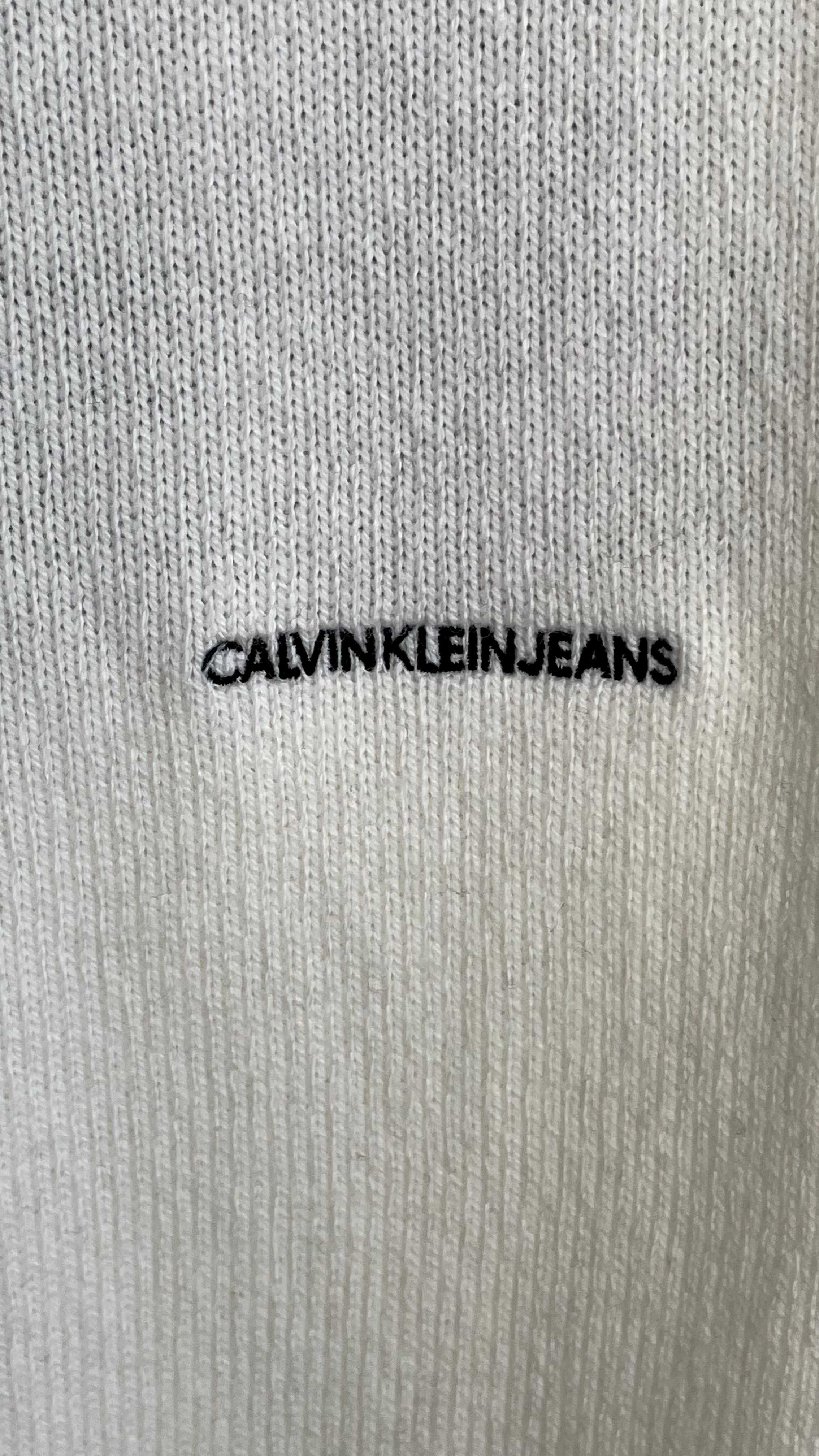 Czarna wełniana dzianina Calvin Klein XS