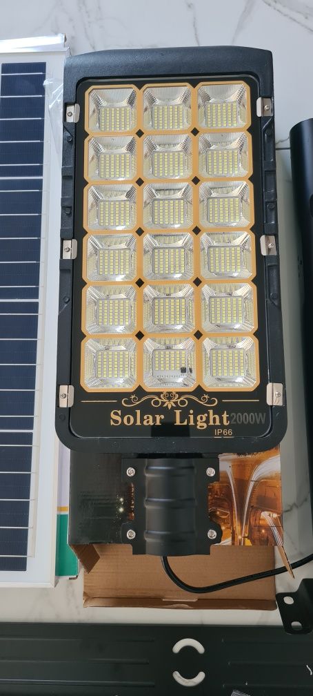 Lampa solarna led halogen lampa uliczna 2000W