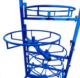 Regał / stojak na węże hydrauliczne - 9 półkowy - 3000 mm