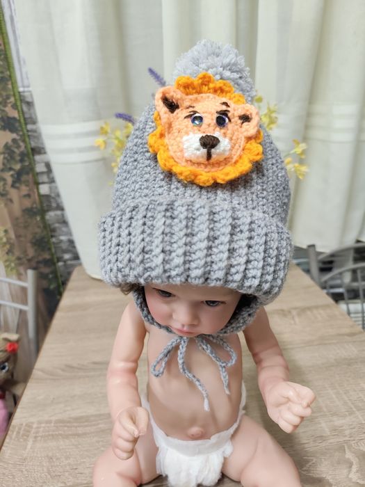 Вязаные шапки для детей и взрослых