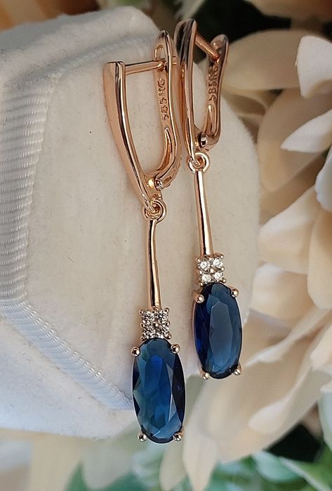 Komplet biżuterii Różowe złoto 585