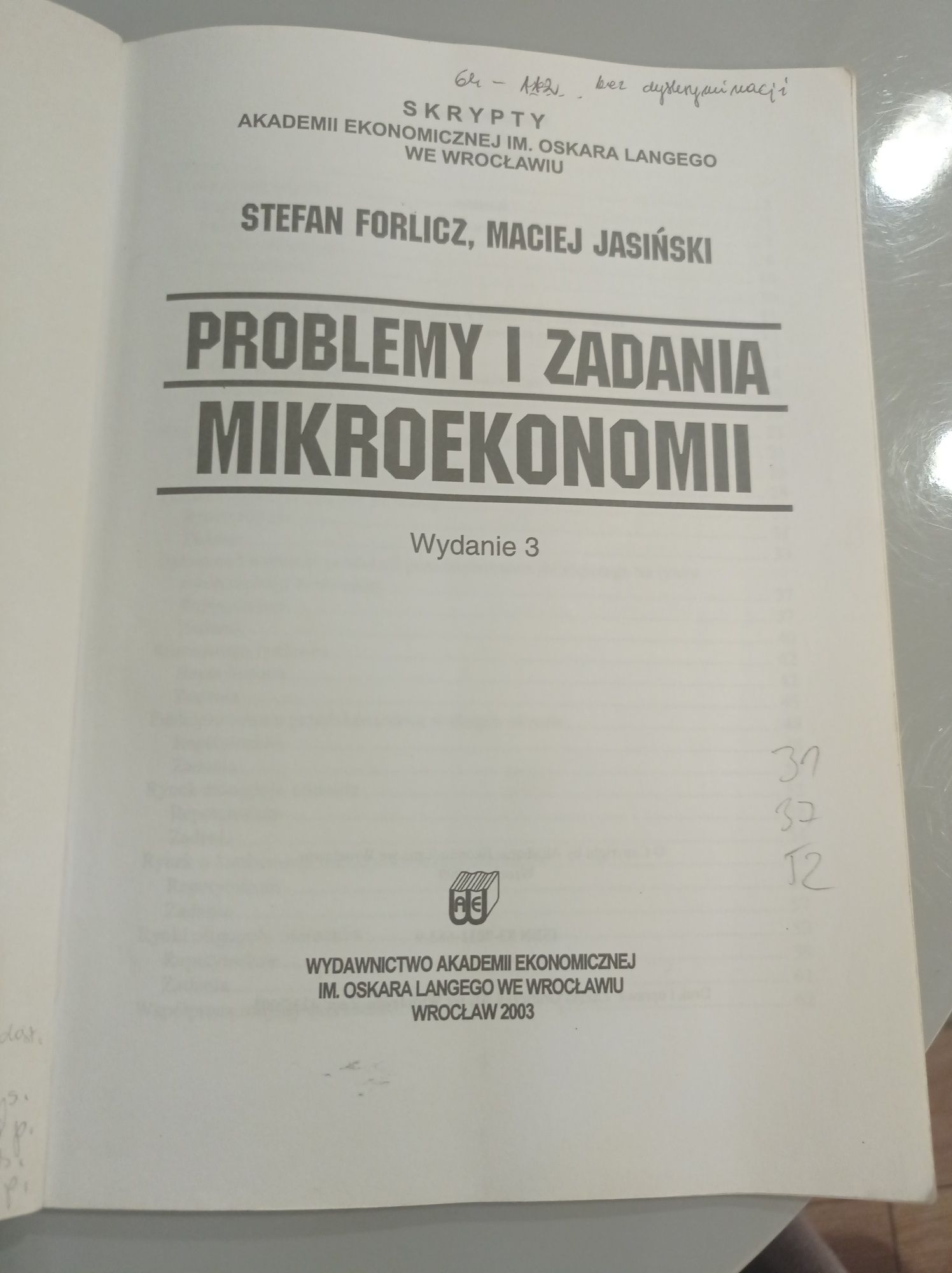 Problemy i zadania mikroekonomii