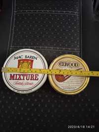 Dwie Kolekcjonerskie Puszki do Tobacco MAC BAREN ELWOOD Ang Szkocki