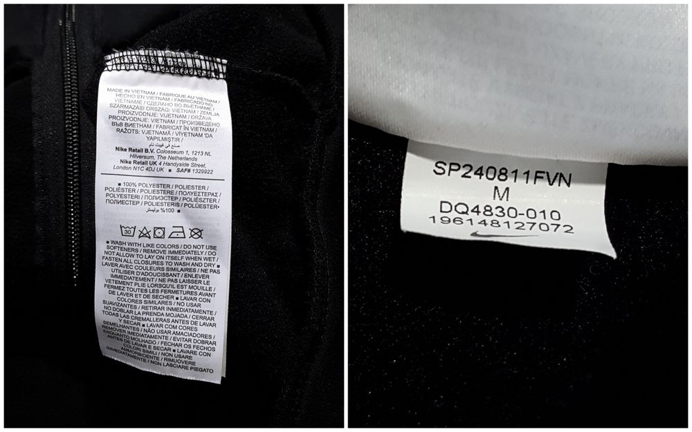 Nike Therma-Fit Hoodie худі кофта на флісі оригінал M sleeve pocket