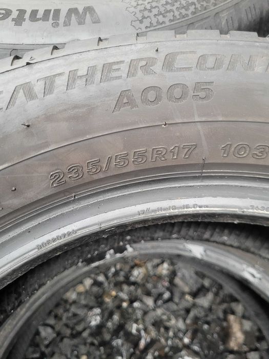 Wysyłka 2 Opony Wielosezonowe 235 55 r17 Bridgestone WeatherControl