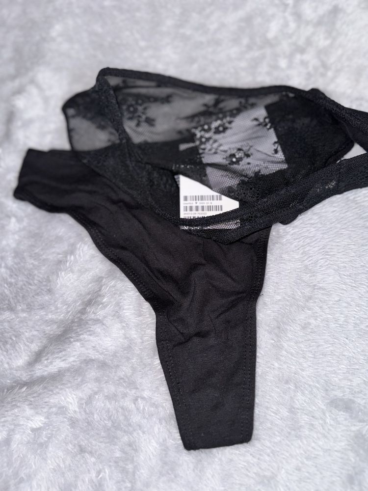 H&M ekskluzywna bielizna wysoka talia pas koronka bawełna Xs 2 pack