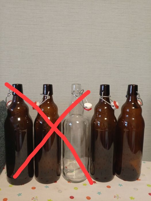 Пляшка з бугельною кришкою