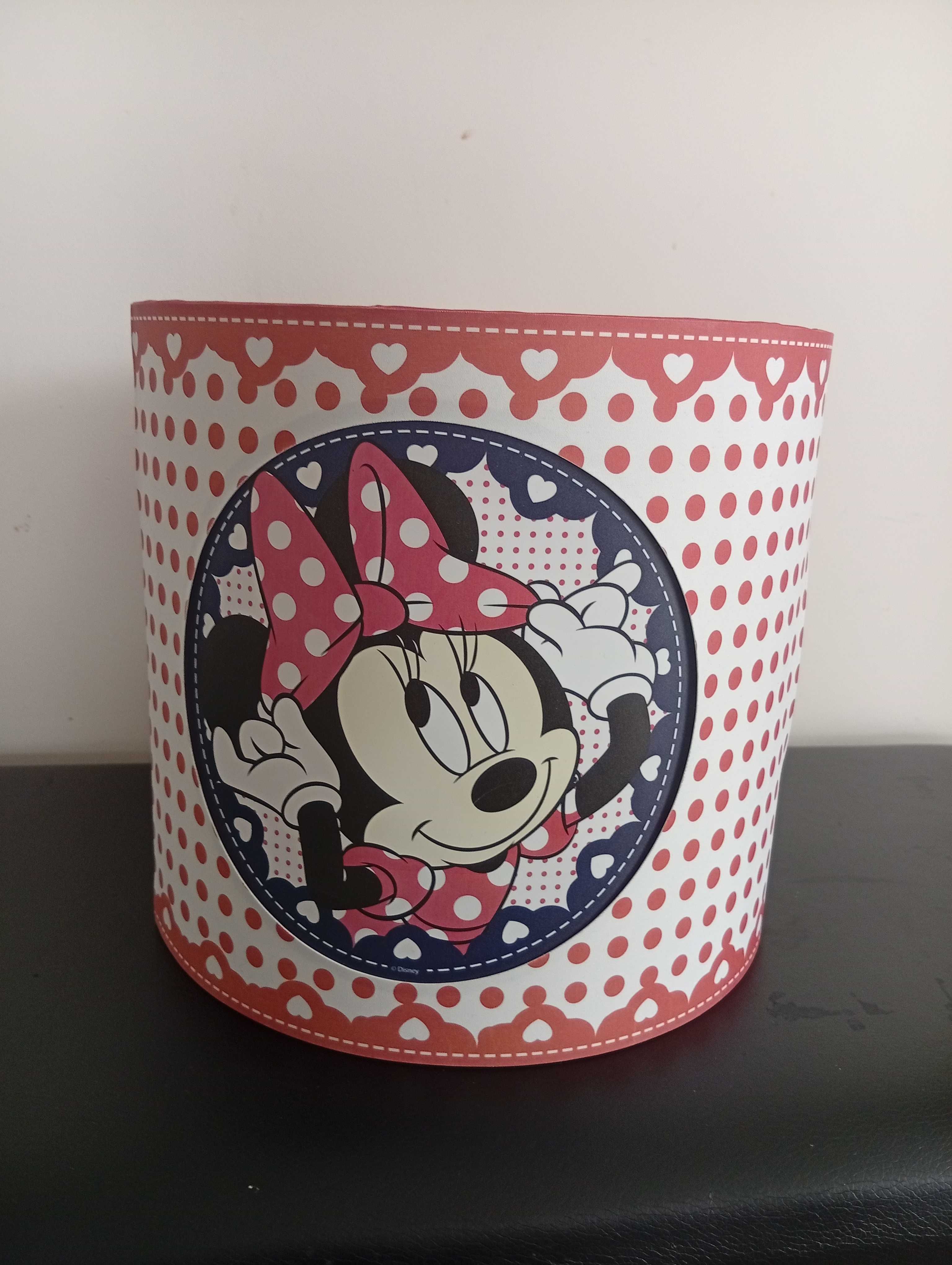 Klosz Abażur do lampy wiszącej, lampa z Minnie Mouse do pokoju dziecka