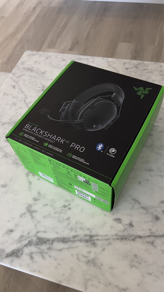 RAZER sluchawki blackshark V2 PRO (2023) - Black BT Gwarancja