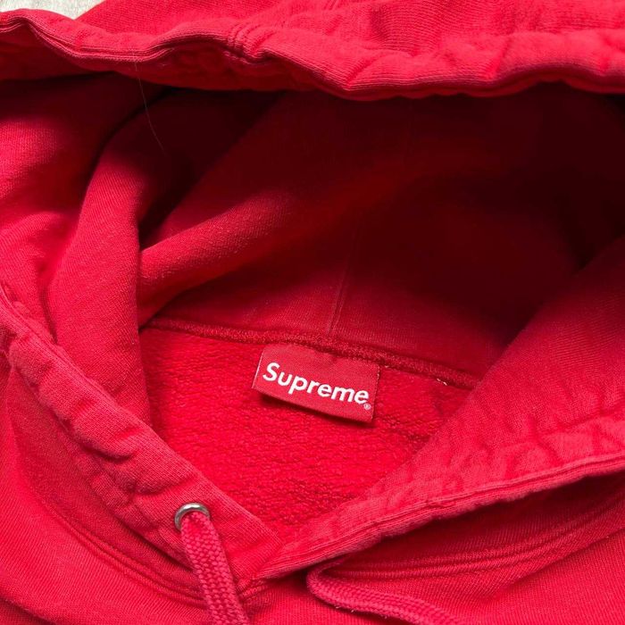 Худі Supreme set in logo red ss19 big logo