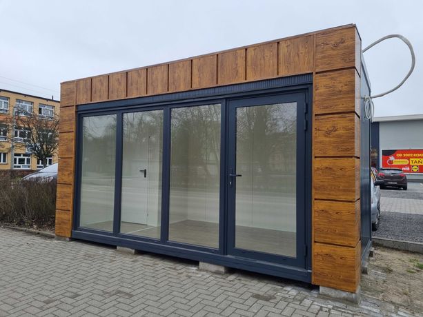 PAWILON HANDLOWY - NOWY (5,1 m x 2,3 m/klimatyzacja i WC) 25000zł +VAT