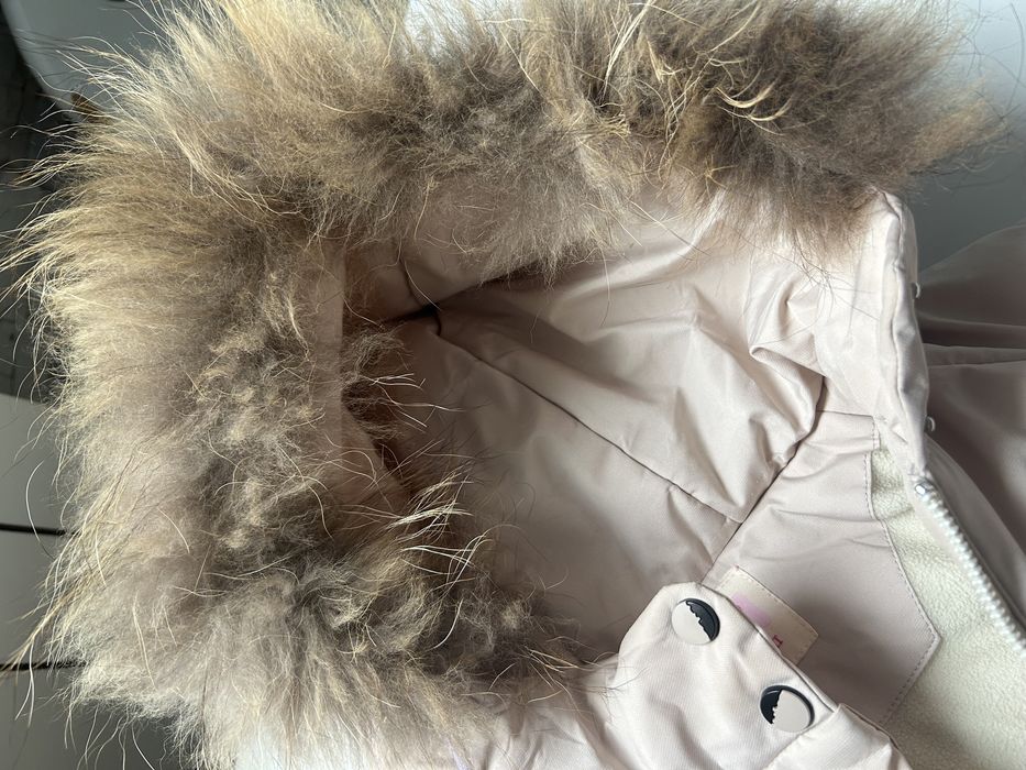 Зимова куртка , пуховік Reimo з натуральним хутром