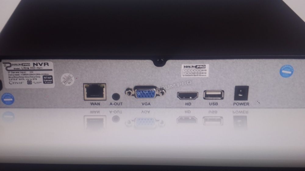 IP видеорегистратор UltraHD NVR-09D +H.265+IP КАМЕРА COLOR VX 733