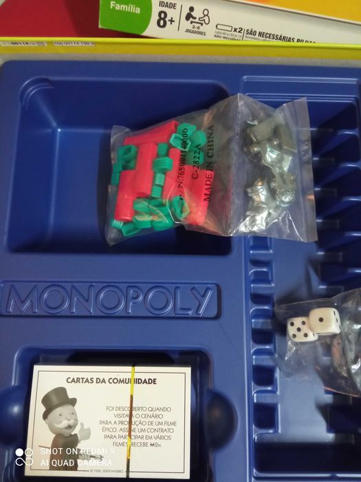 Jogo Monopoly "Compra e Venda de Propriedades" - como NOVO