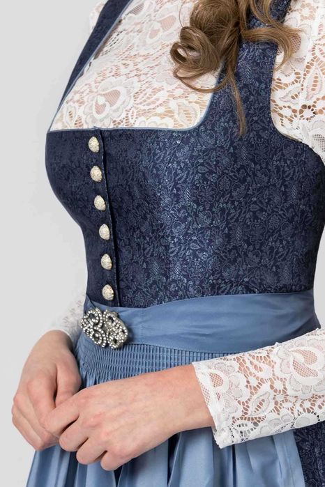Stockerpoint Sukienka Dirndl Leonora blau  r44