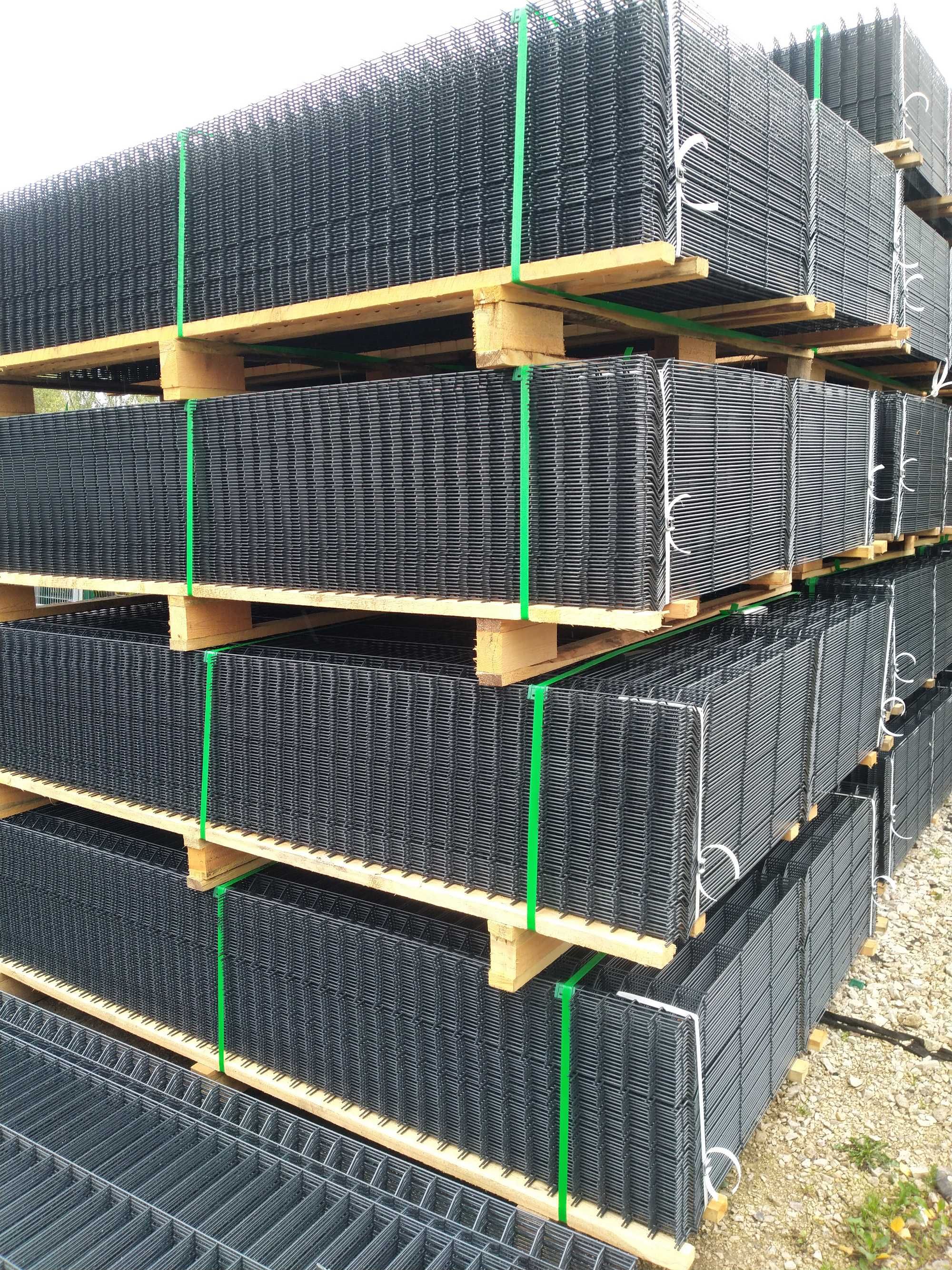 HIT!!! Kompletne Ogrodzenie Panelowe Fi 4 Fi 5 MM H180