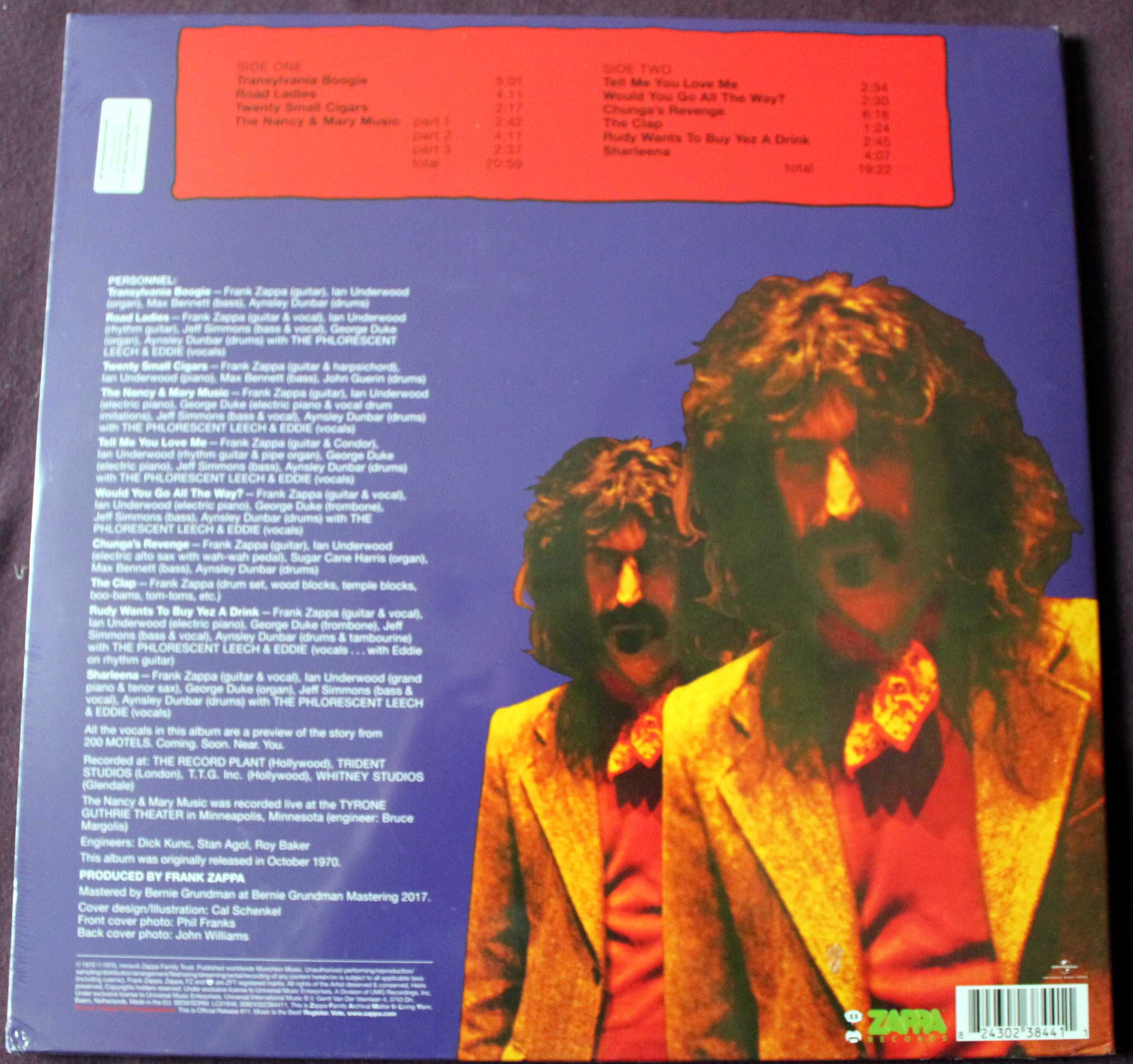 Frank Zappa LP Chunga's Revenge FOLIA