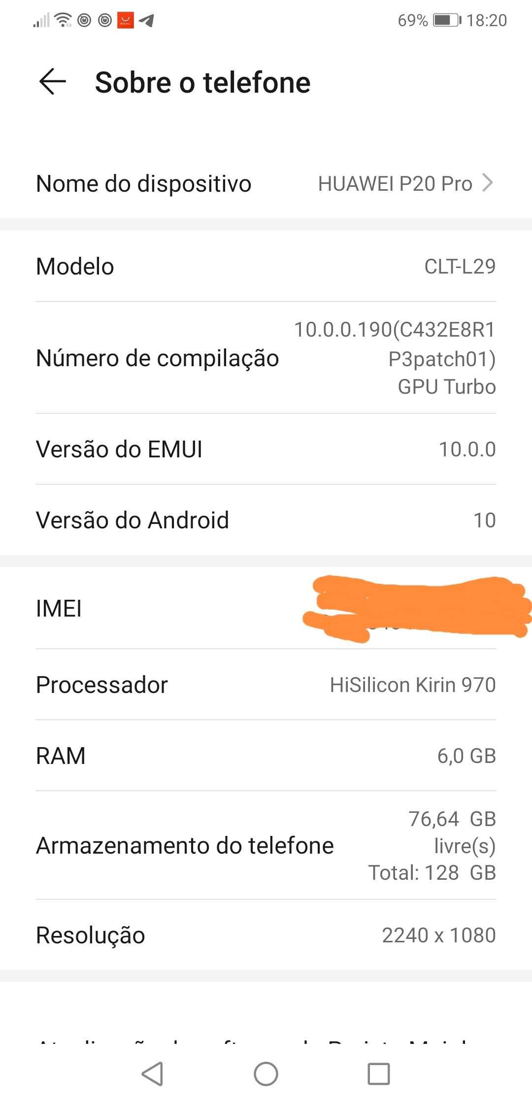 Huawei P20 Pro 128Gb