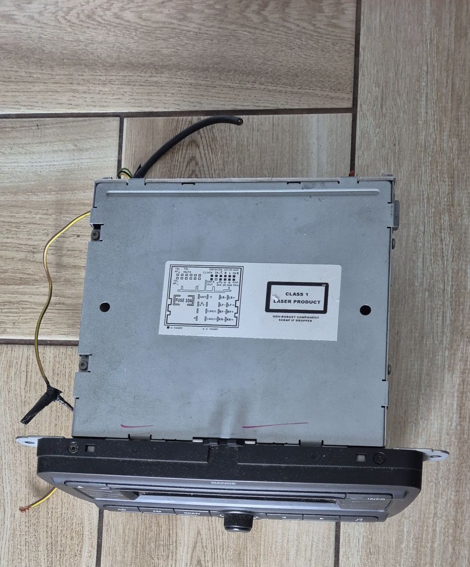 Radio CD Skoda Fabia II Roomster Radio Mp3 5J003  5161 z kodem KOD