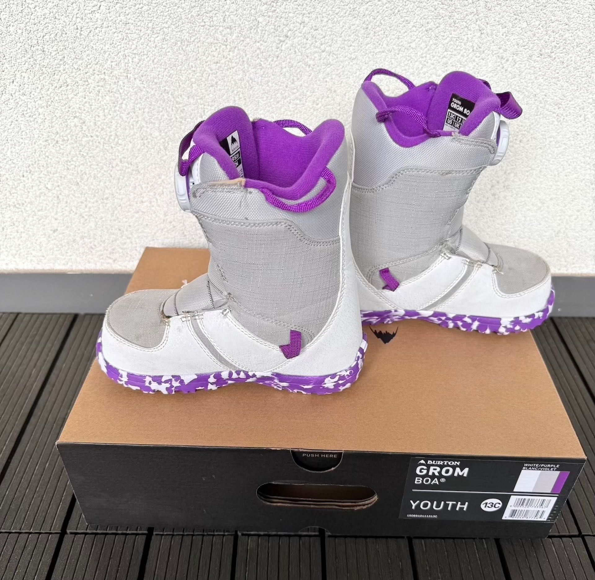 Buty Dziecięce Snowboard Burton Grom BOA: US 13C - 1K / EU 30,5 - 31,5